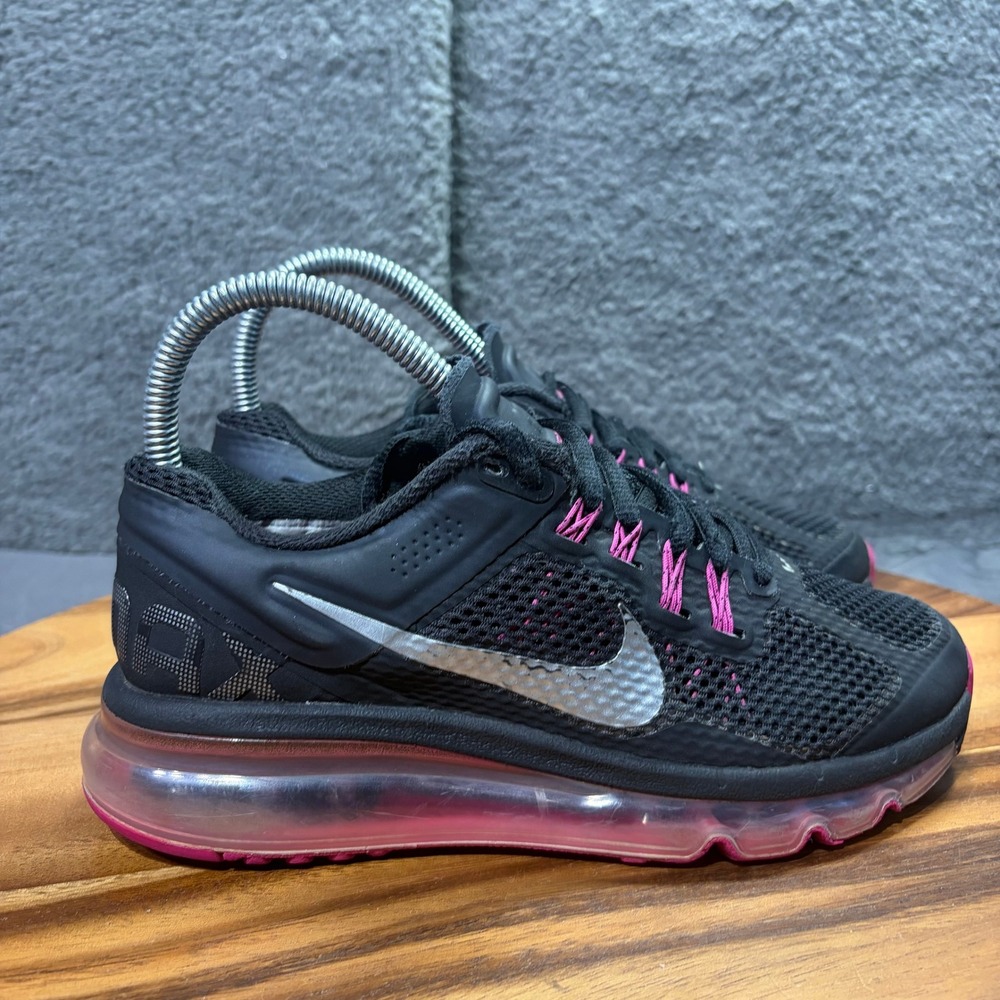 Nike Air Max 2015 Womens‎ Running Shoes Black Fuchsia Pink 698903-006 Size 5